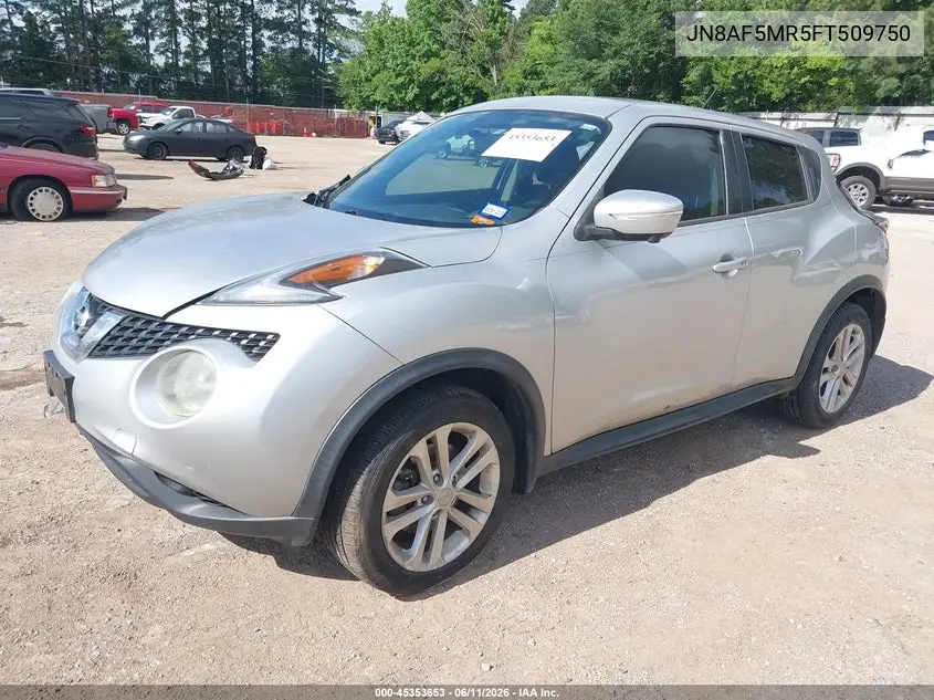 2015 Nissan Juke Sv VIN: JN8AF5MR5FT509750 Lot: 45353653