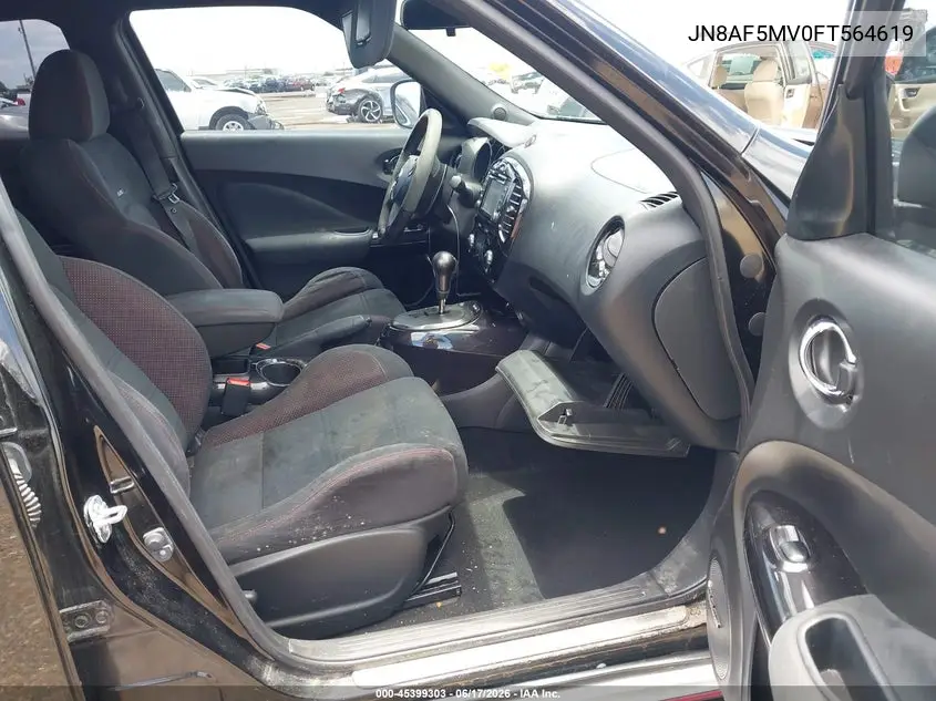 2015 Nissan Juke Nismo/S/Sl/Sv VIN: JN8AF5MV0FT564619 Lot: 45399303