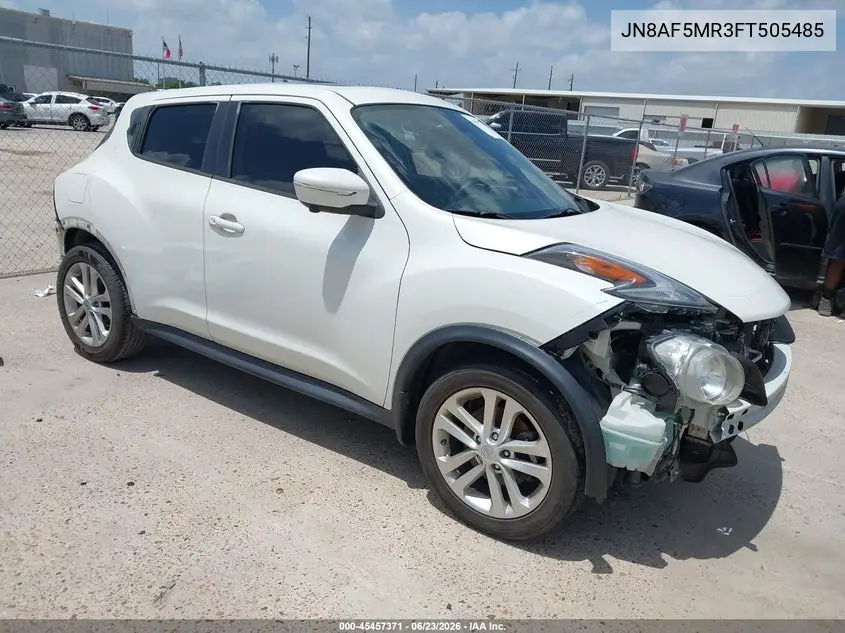 2015 Nissan Juke Sv VIN: JN8AF5MR3FT505485 Lot: 45457371