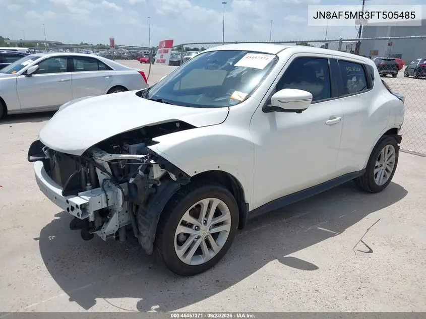 2015 Nissan Juke Sv VIN: JN8AF5MR3FT505485 Lot: 45457371