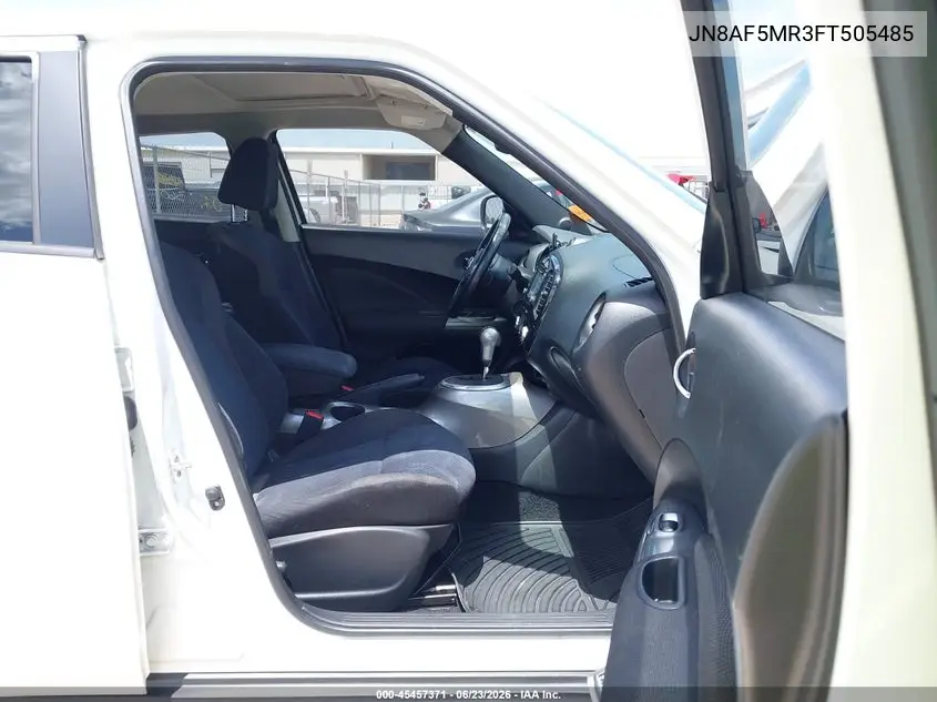 2015 Nissan Juke Sv VIN: JN8AF5MR3FT505485 Lot: 45457371