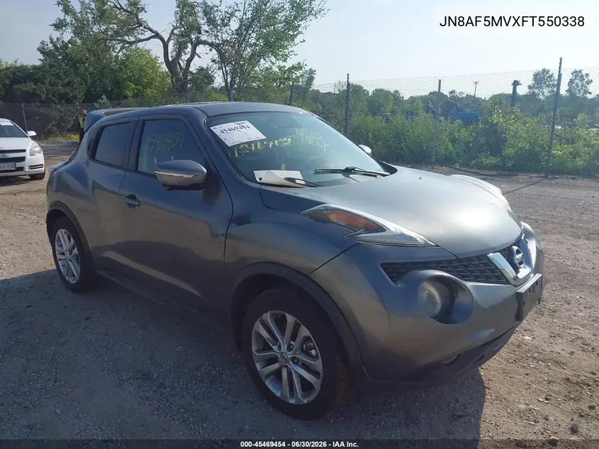 2015 Nissan Juke Sl VIN: JN8AF5MVXFT550338 Lot: 45469454