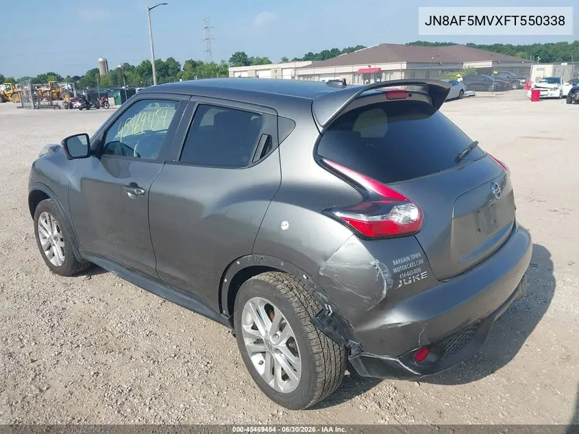 2015 Nissan Juke Sl VIN: JN8AF5MVXFT550338 Lot: 45469454