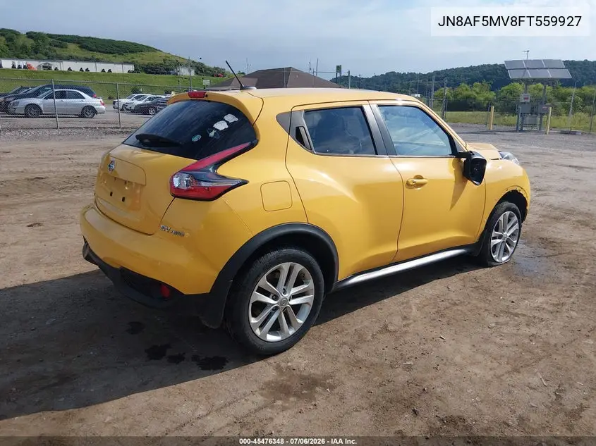 2015 Nissan Juke Sv VIN: JN8AF5MV8FT559927 Lot: 45476348