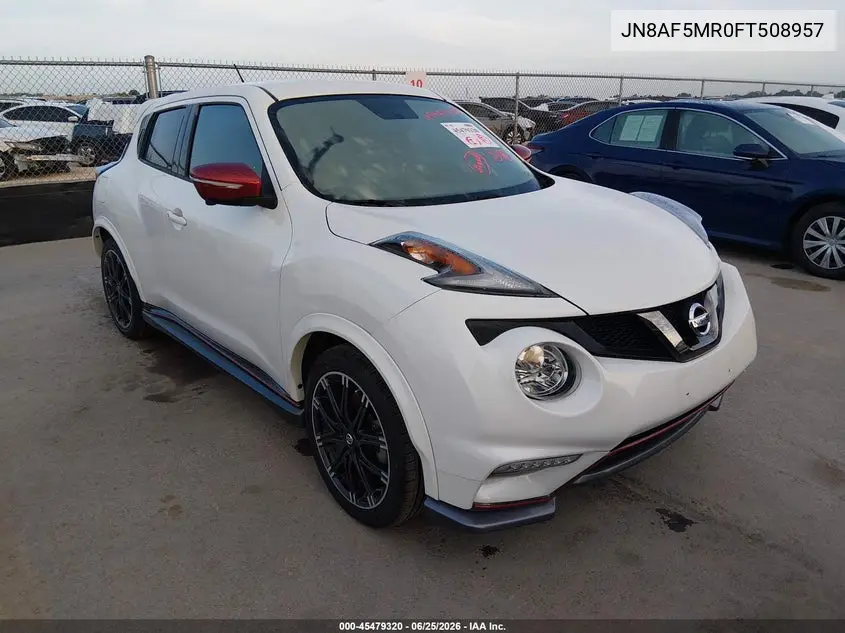 2015 Nissan Juke Nismo VIN: JN8AF5MR0FT508957 Lot: 45479320