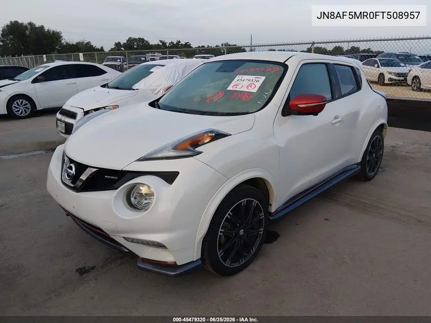 2015 Nissan Juke Nismo VIN: JN8AF5MR0FT508957 Lot: 45479320
