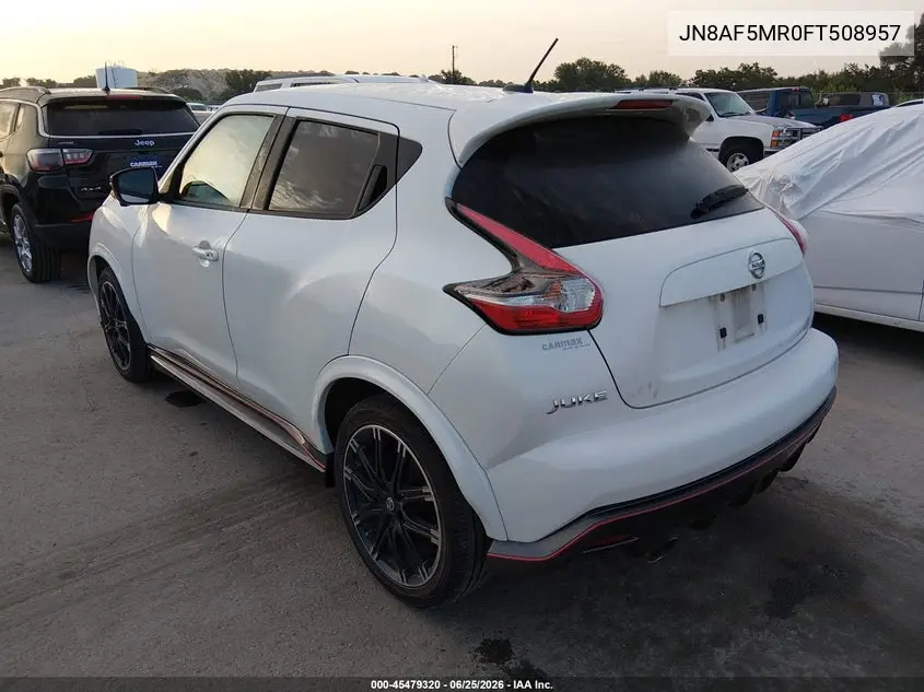 2015 Nissan Juke Nismo VIN: JN8AF5MR0FT508957 Lot: 45479320