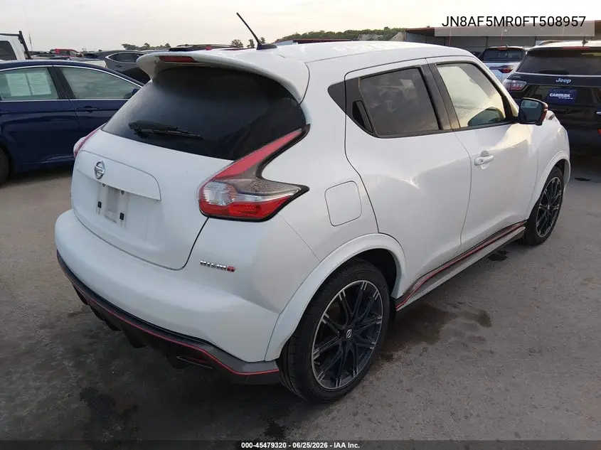 2015 Nissan Juke Nismo VIN: JN8AF5MR0FT508957 Lot: 45479320
