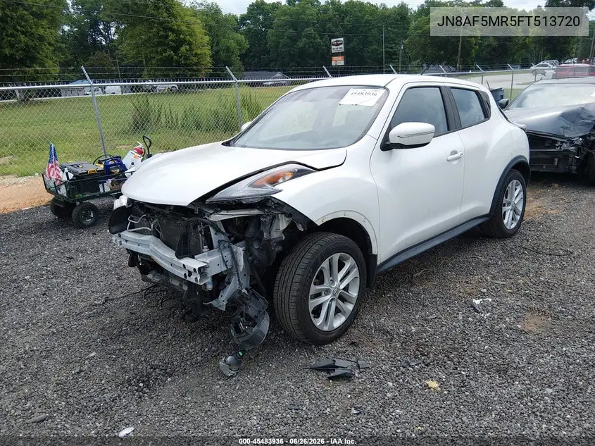 2015 Nissan Juke S VIN: JN8AF5MR5FT513720 Lot: 45483936