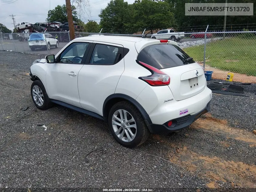 2015 Nissan Juke S VIN: JN8AF5MR5FT513720 Lot: 45483936
