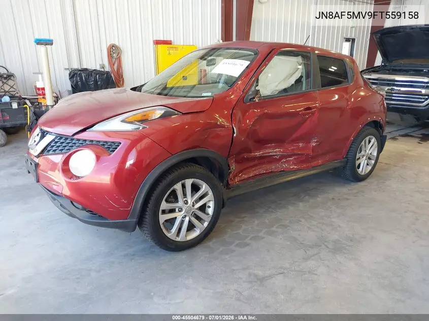 2015 Nissan Juke Sl VIN: JN8AF5MV9FT559158 Lot: 45504679