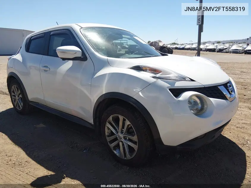 2015 Nissan Juke Sl VIN: JN8AF5MV2FT558319 Lot: 45522550
