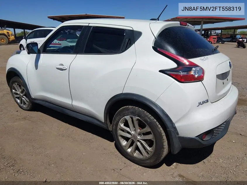 2015 Nissan Juke Sl VIN: JN8AF5MV2FT558319 Lot: 45522550