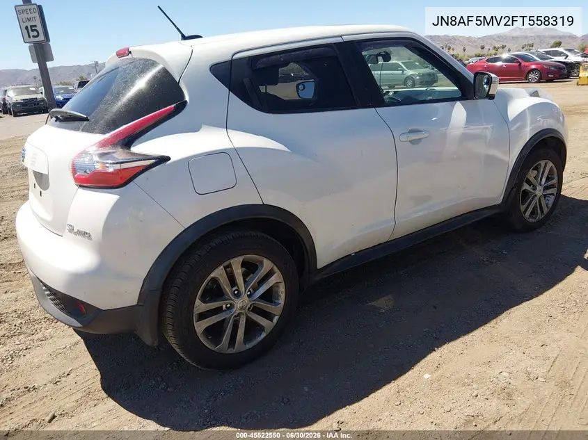 2015 Nissan Juke Sl VIN: JN8AF5MV2FT558319 Lot: 45522550