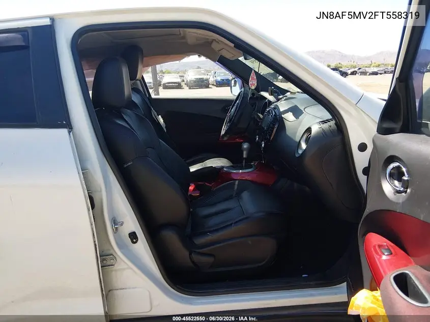 2015 Nissan Juke Sl VIN: JN8AF5MV2FT558319 Lot: 45522550