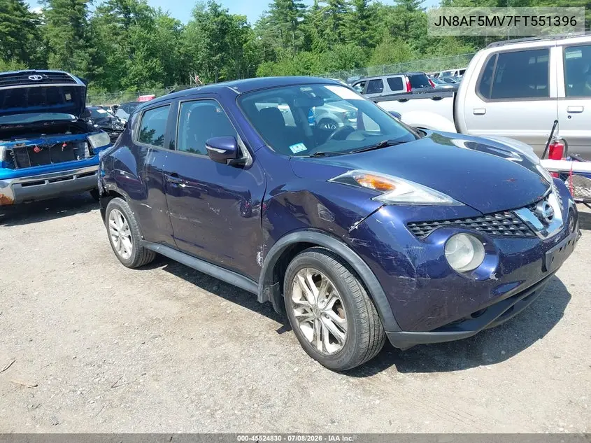 2015 Nissan Juke S VIN: JN8AF5MV7FT551396 Lot: 45524830
