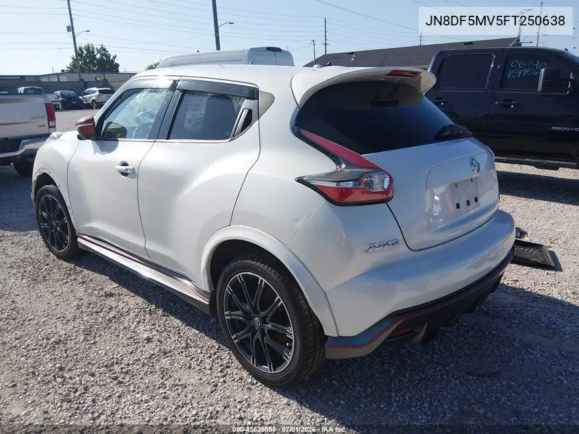 2015 Nissan Juke Nismo Rs VIN: JN8DF5MV5FT250638 Lot: 45525895