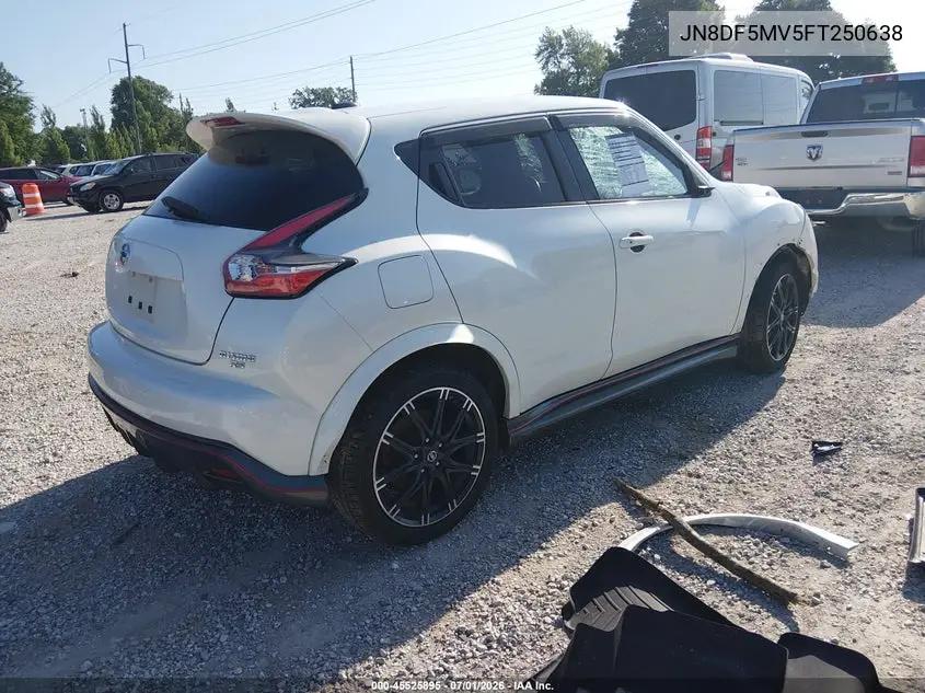 2015 Nissan Juke Nismo Rs VIN: JN8DF5MV5FT250638 Lot: 45525895