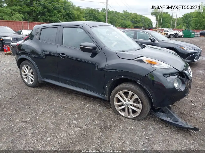 2015 Nissan Juke Nismo/S/Sl/Sv VIN: JN8AF5MVXFT550274 Lot: 45565926