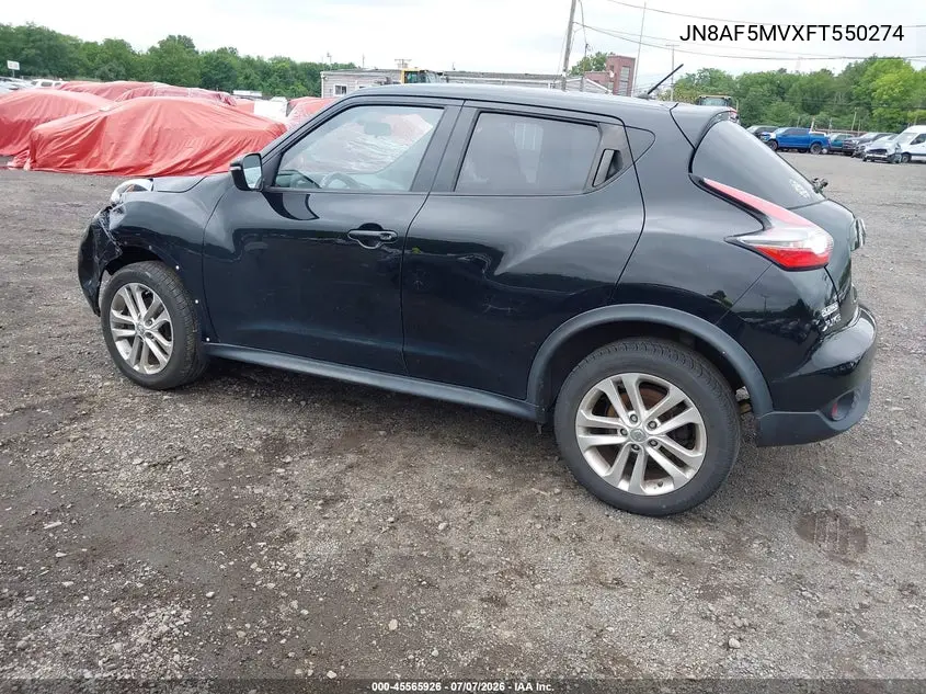 2015 Nissan Juke Nismo/S/Sl/Sv VIN: JN8AF5MVXFT550274 Lot: 45565926