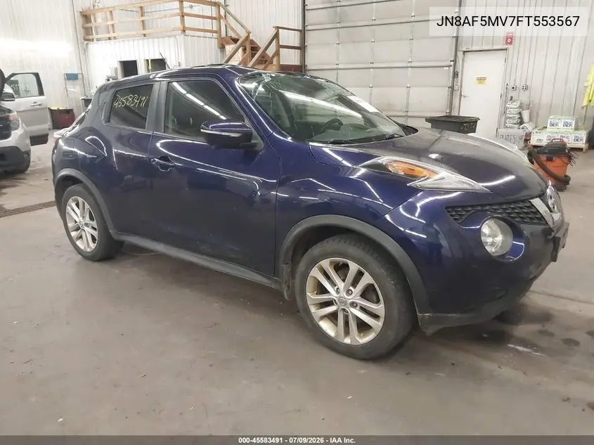 2015 Nissan Juke Sl VIN: JN8AF5MV7FT553567 Lot: 45583491