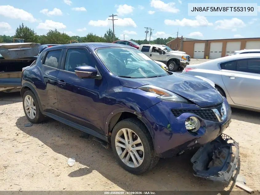 2015 Nissan Juke Sl VIN: JN8AF5MV8FT553190 Lot: 45589258