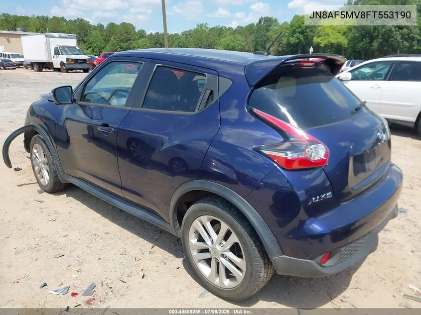 2015 Nissan Juke Sl VIN: JN8AF5MV8FT553190 Lot: 45589258