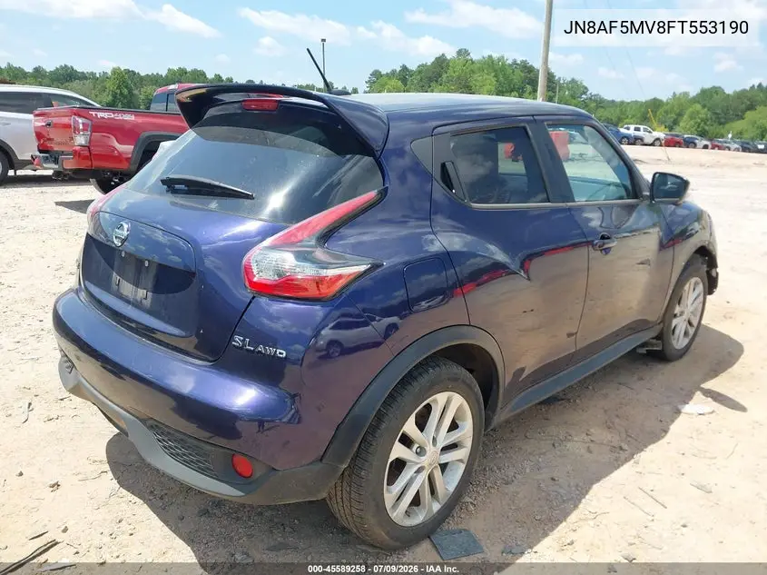 2015 Nissan Juke Sl VIN: JN8AF5MV8FT553190 Lot: 45589258