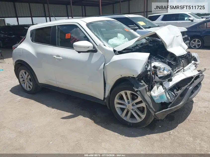 2015 Nissan Juke Sv VIN: JN8AF5MR5FT511725 Lot: 45618575
