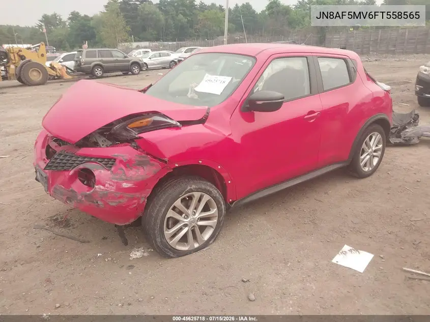 2015 Nissan Juke S VIN: JN8AF5MV6FT558565 Lot: 45625718