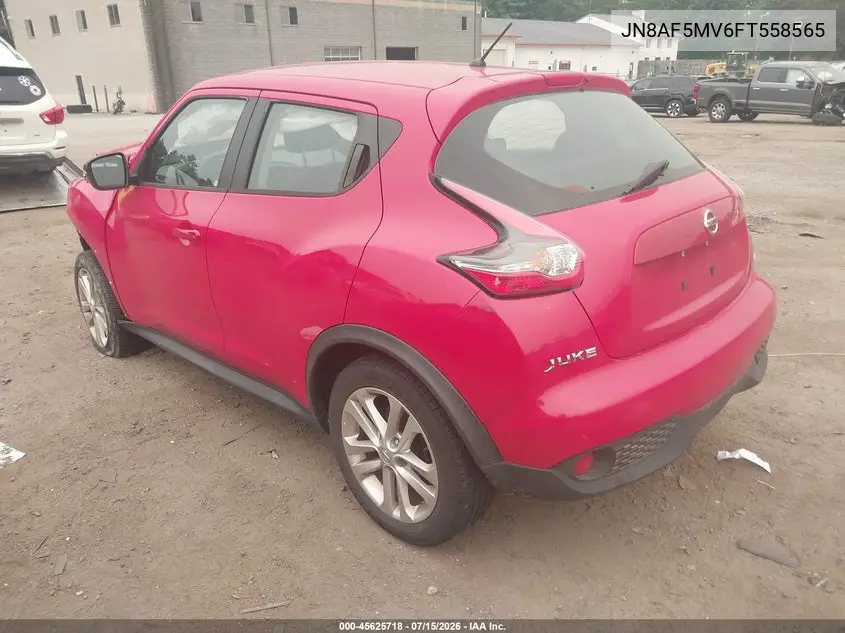 2015 Nissan Juke S VIN: JN8AF5MV6FT558565 Lot: 45625718