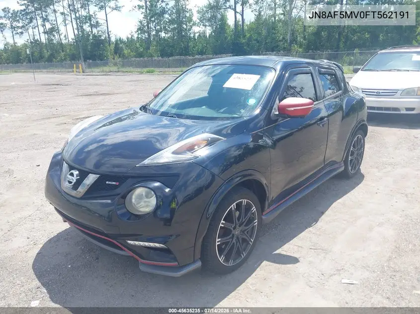 2015 Nissan Juke Nismo VIN: JN8AF5MV0FT562191 Lot: 45635235