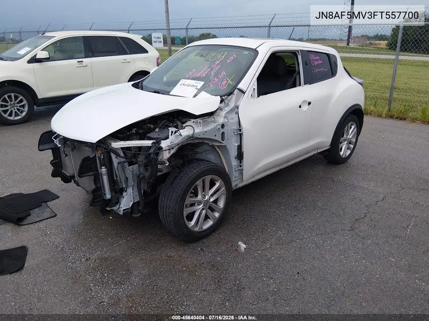 2015 Nissan Juke Sl VIN: JN8AF5MV3FT557700 Lot: 45640404