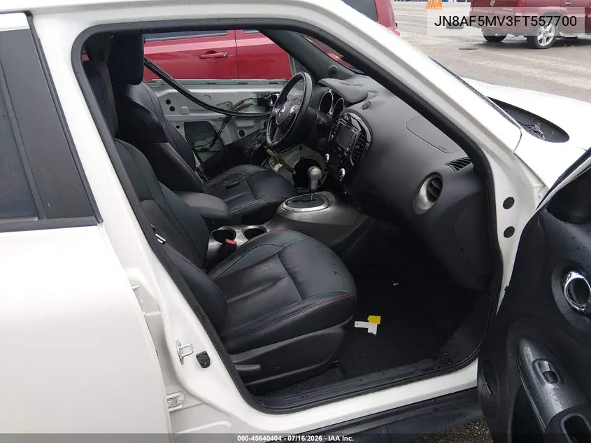 2015 Nissan Juke Sl VIN: JN8AF5MV3FT557700 Lot: 45640404