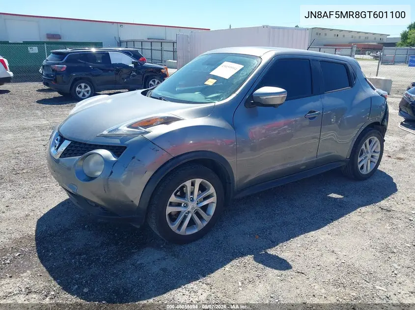JN8AF5MR8GT601100 2016 Nissan Juke Sl