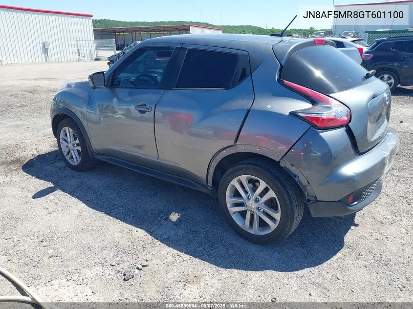 JN8AF5MR8GT601100 2016 Nissan Juke Sl