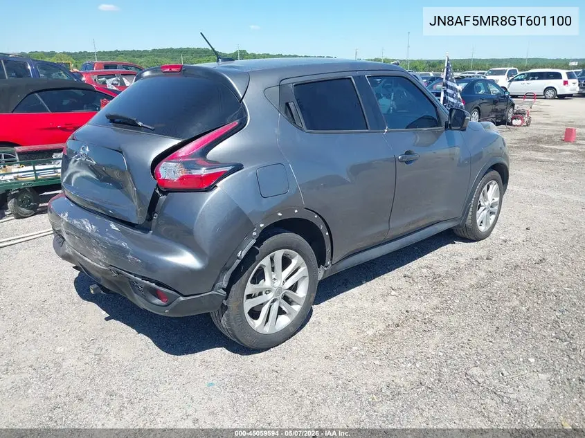 JN8AF5MR8GT601100 2016 Nissan Juke Sl