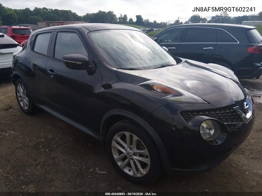 2016 Nissan Juke S VIN: JN8AF5MR9GT602241 Lot: 45345693