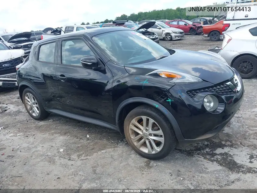 2016 Nissan Juke Nismo/S/Sl/Sv VIN: JN8AF5MV1GT654413 Lot: 45424467