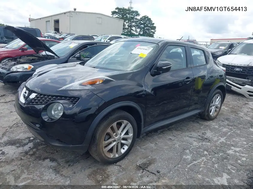 2016 Nissan Juke Nismo/S/Sl/Sv VIN: JN8AF5MV1GT654413 Lot: 45424467
