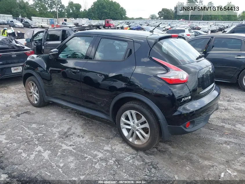 2016 Nissan Juke Nismo/S/Sl/Sv VIN: JN8AF5MV1GT654413 Lot: 45424467