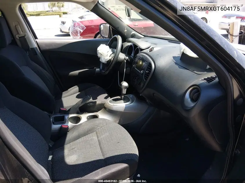 2016 Nissan Juke S VIN: JN8AF5MRXGT604175 Lot: 45483182