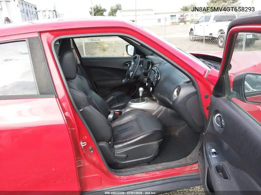 2016 Nissan Juke Sl VIN: JN8AF5MV4GT658293 Lot: 45523320