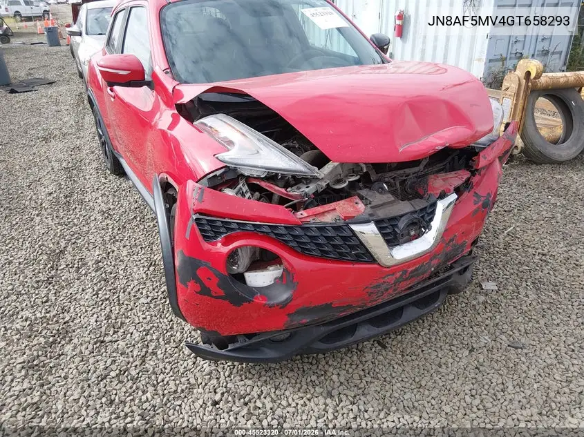 2016 Nissan Juke Sl VIN: JN8AF5MV4GT658293 Lot: 45523320