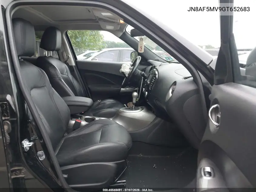 2016 Nissan Juke Sv VIN: JN8AF5MV9GT652683 Lot: 45548491
