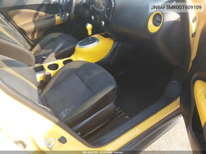 2016 Nissan Juke Sv VIN: JN8AF5MR0GT609109 Lot: 45557207