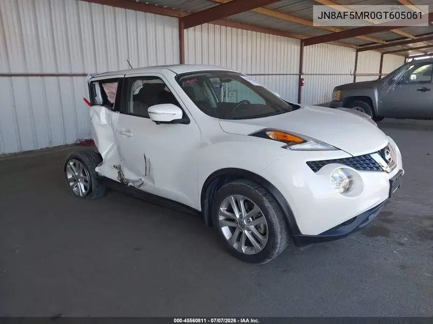 2016 Nissan Juke Sv VIN: JN8AF5MR0GT605061 Lot: 45560811