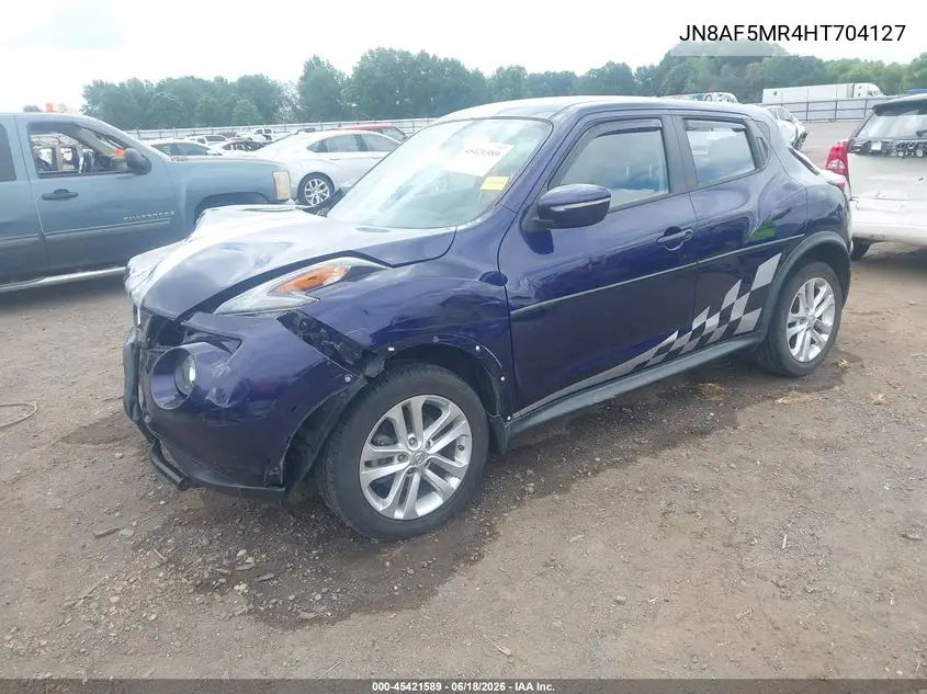 2017 Nissan Juke S VIN: JN8AF5MR4HT704127 Lot: 45421589