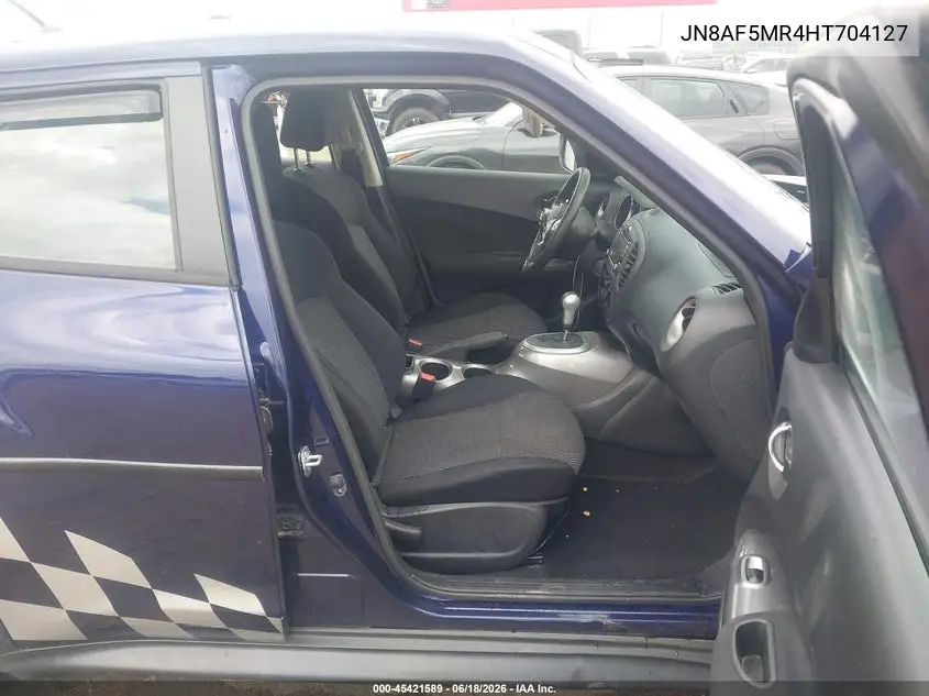 2017 Nissan Juke S VIN: JN8AF5MR4HT704127 Lot: 45421589