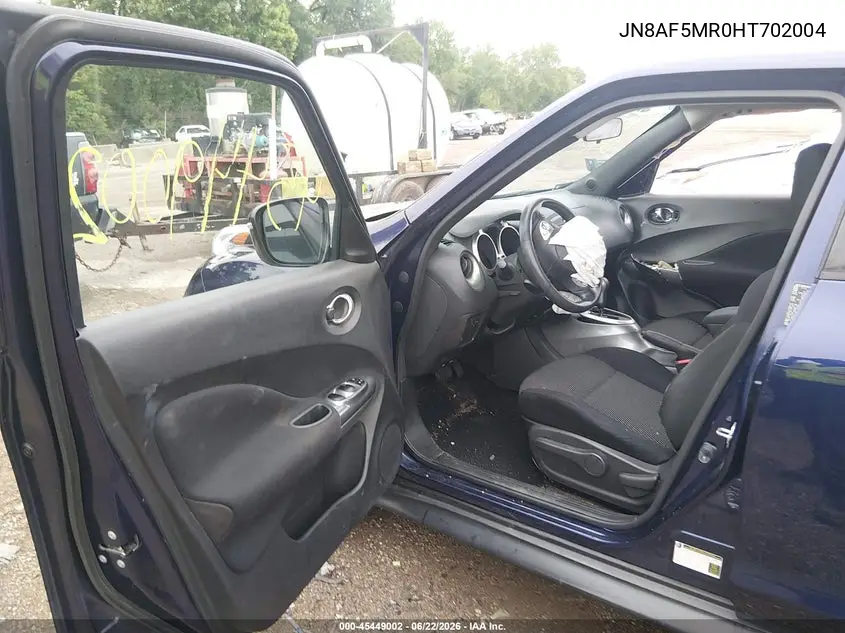 2017 Nissan Juke S VIN: JN8AF5MR0HT702004 Lot: 45449002